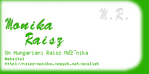 monika raisz business card